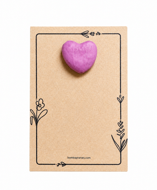 Cartonnette & Bombe de graines coeur