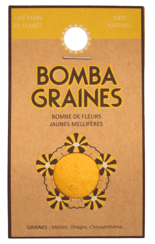 BOMBANANA - Bombe de graines aux fleurs jaunes